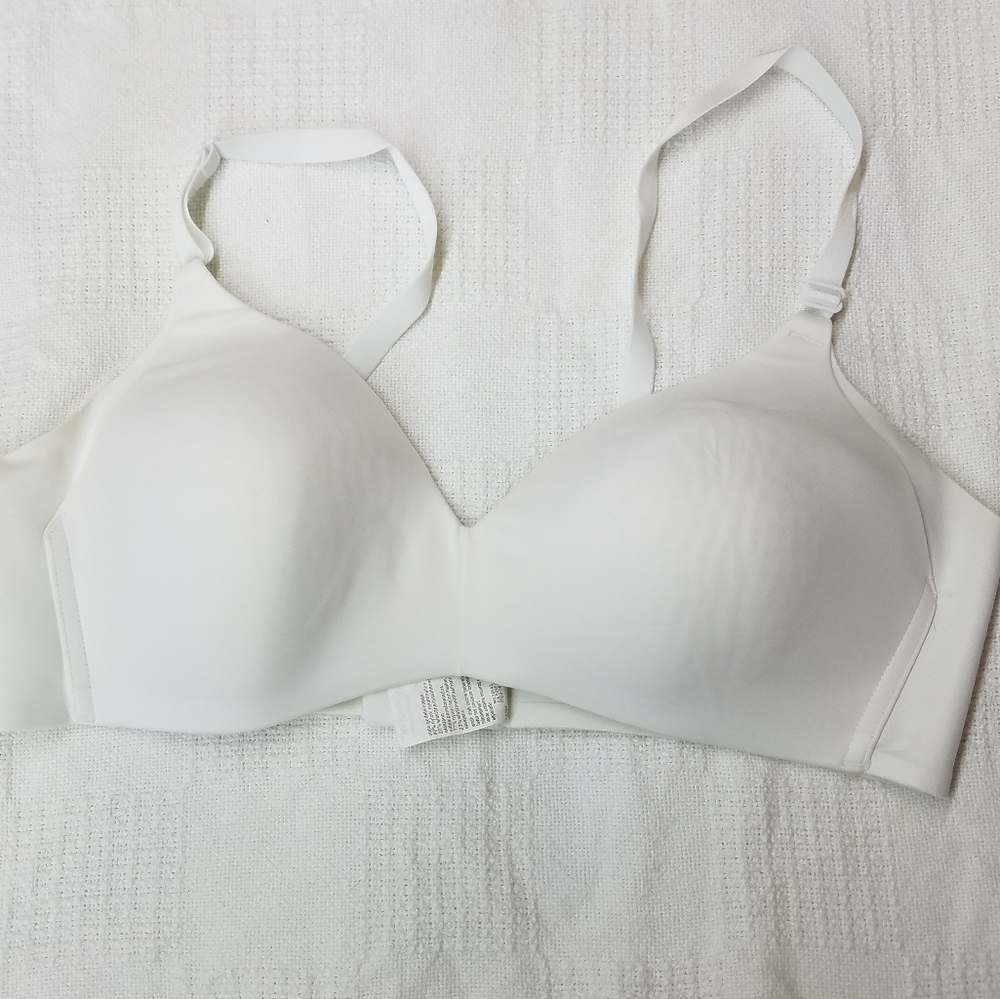 Warner's Blissful Benefits White Wireless Bra